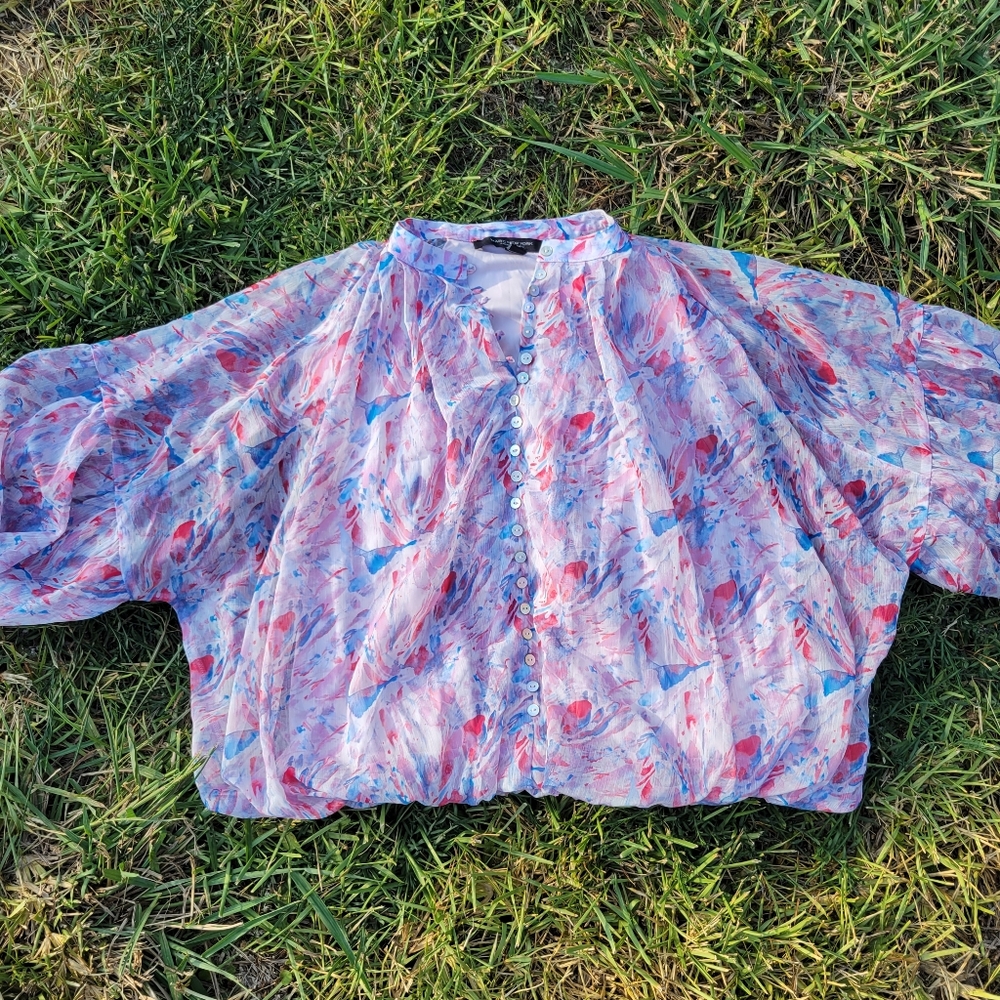 CHIFFON MARC NEW YORK BLOUSE
